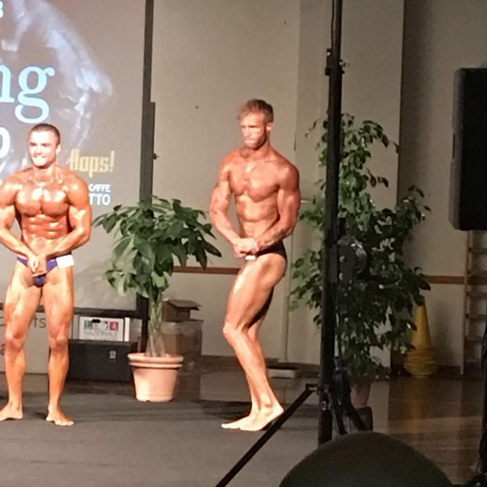 Atleta del team Laurano sul palco